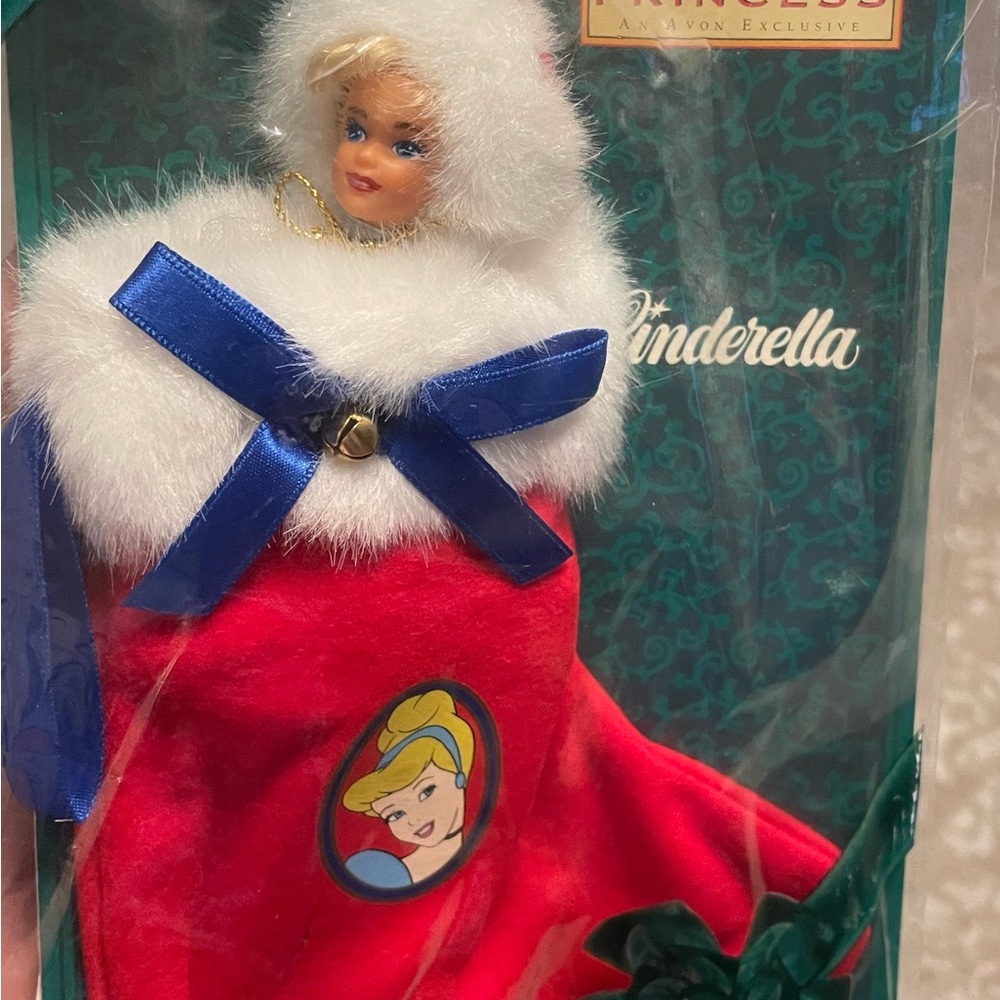 Vintage 1997 Avon Mattel Disney Cinderella Princess Stocking